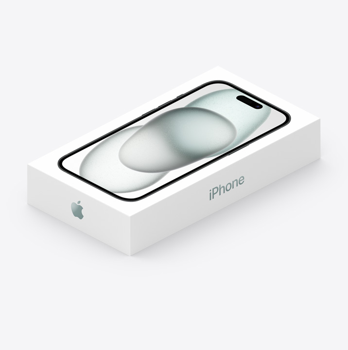A fiber-based packaging box for iPhone.