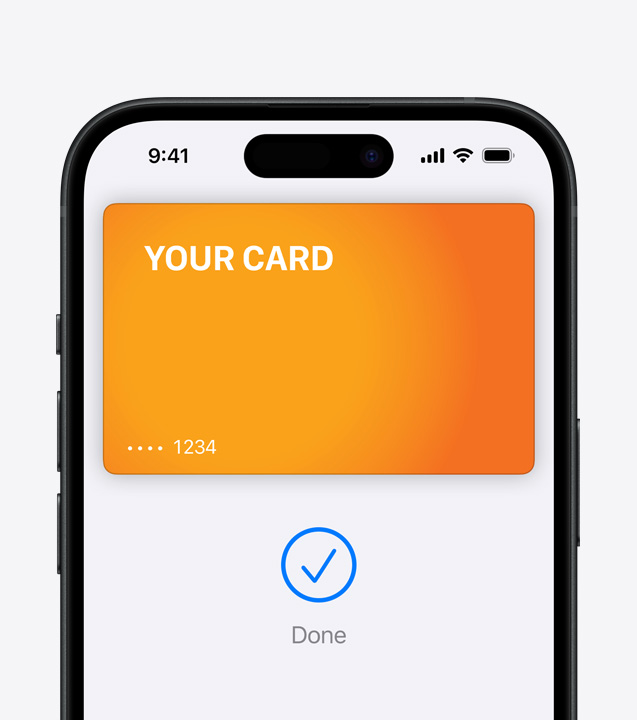 Detailný záber na Face ID počas bezpečnej autorizácie platby v iPhone cez Apple Pay.