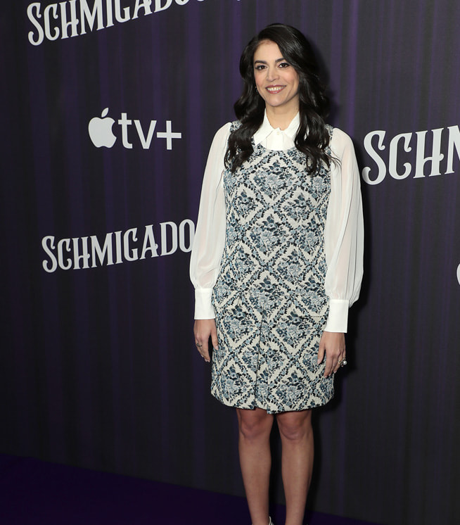 Cecily Strong attends the photo call for season two of the Apple TV+ widely acclaimed comedy “Schmigadoon!” at the Park Lane Hotel