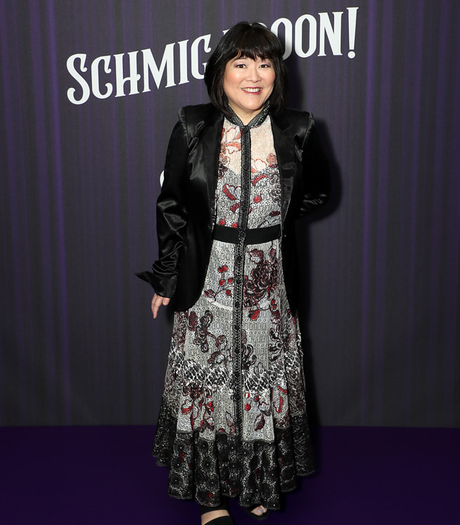 Ann Harada attends the photo call for season two of the Apple TV+ widely acclaimed comedy “Schmigadoon!” at the Park Lane Hotel