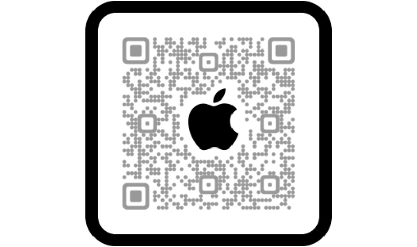  Scan the QR code to shop in the Apple Store app.