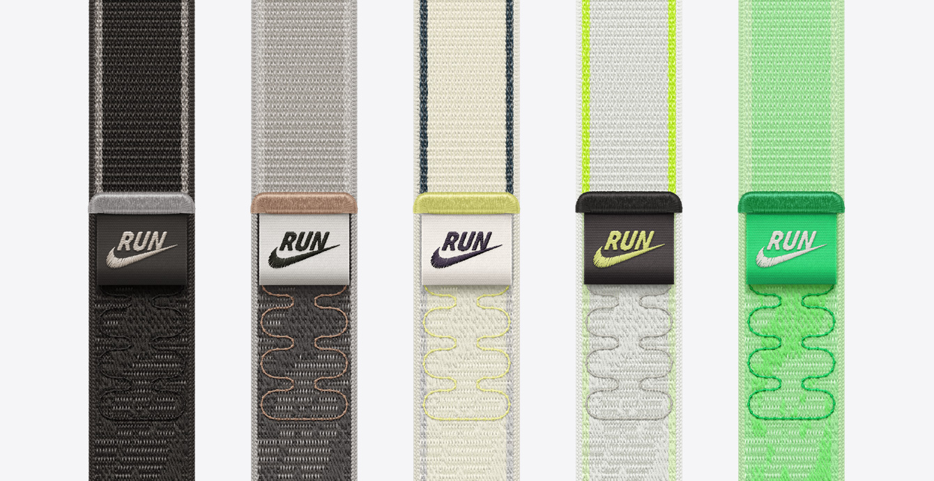 Nike Sport Loop bands in varying colours