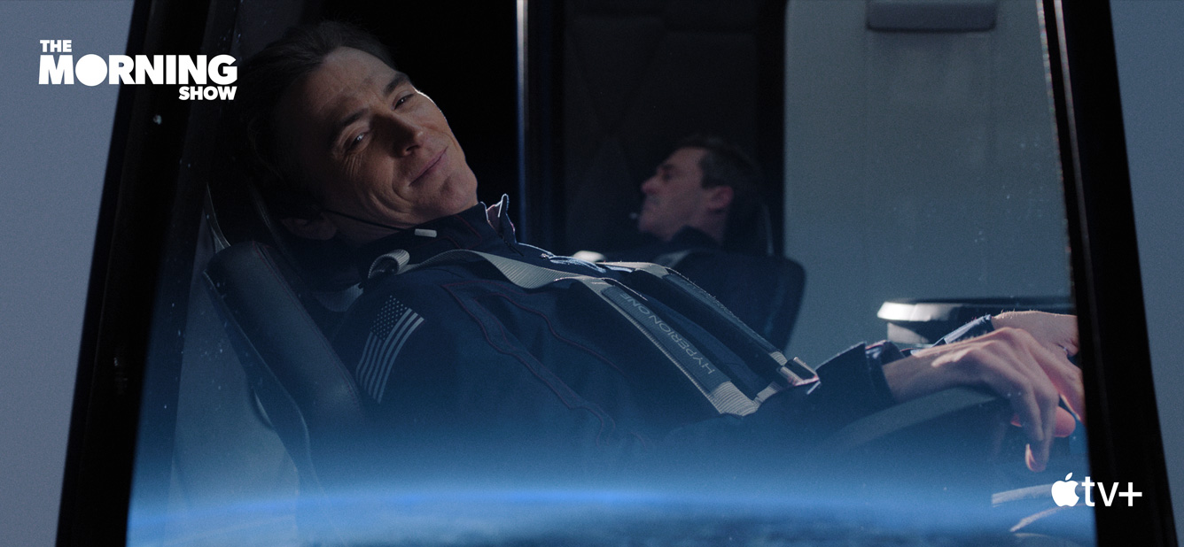 Una imagen estática de una escena de la serie The Morning Show de Apple TV+