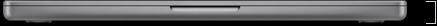 Vorderansicht des 14" MacBook Pro, zugeklappt