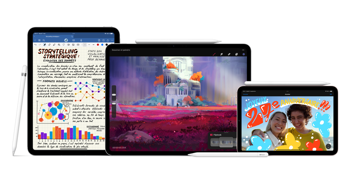 Stylo Actif à Sensibilité d'Inclinaison Anti-Touche pour iPad 2018