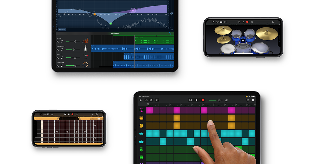 Iosのためのgarageband Apple 日本