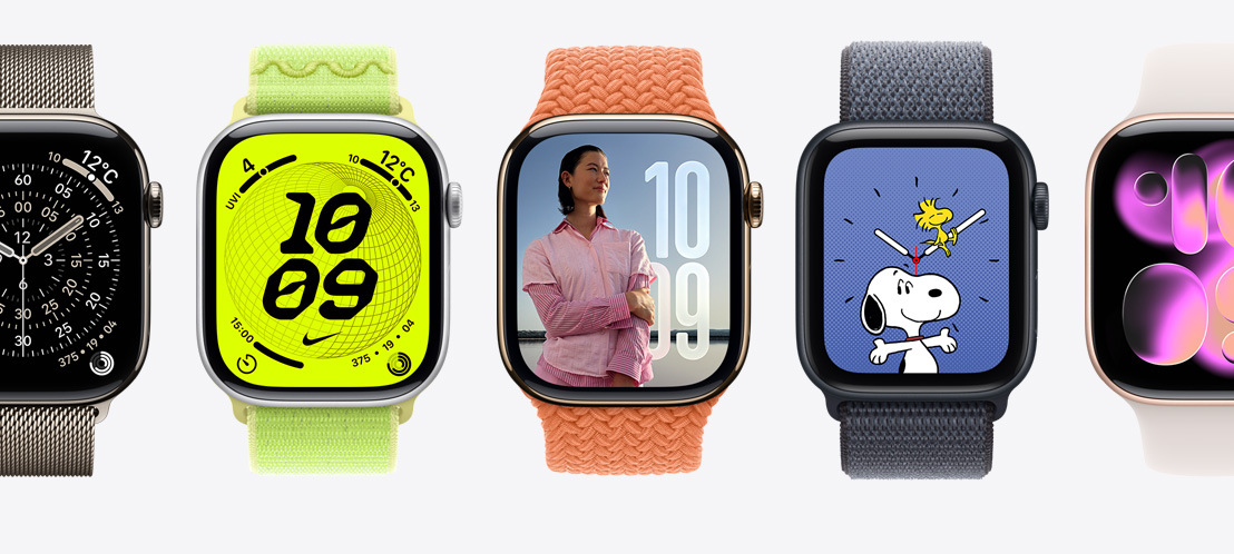 Apple Watchの文字盤:オリエンテーリング、Nike、写真、スヌーピー、レスポンシブアート