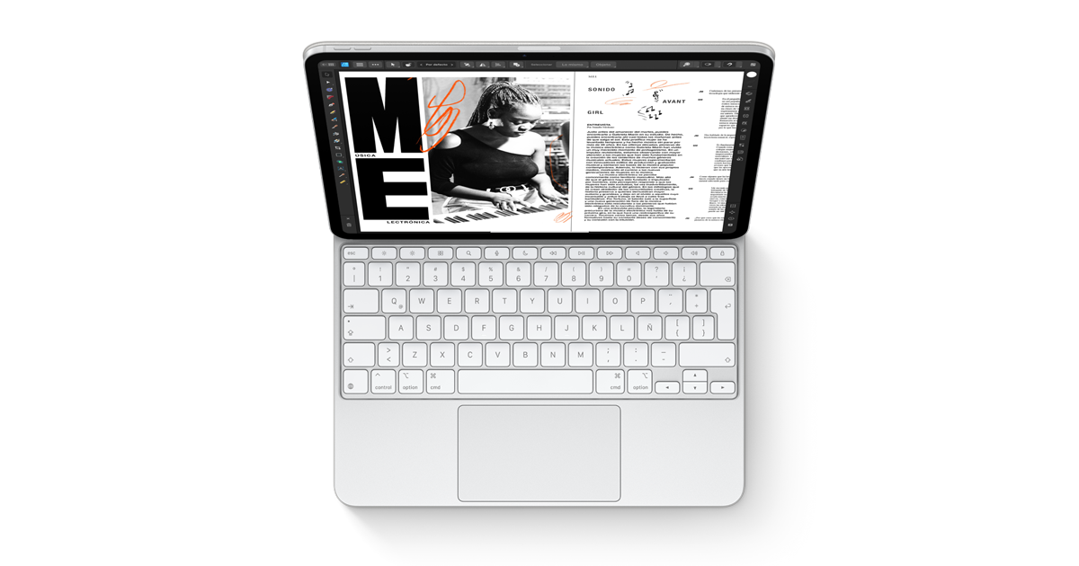 Funda con teclado Zagg Pro Keys para iPad Air de 10,9 - Inglés