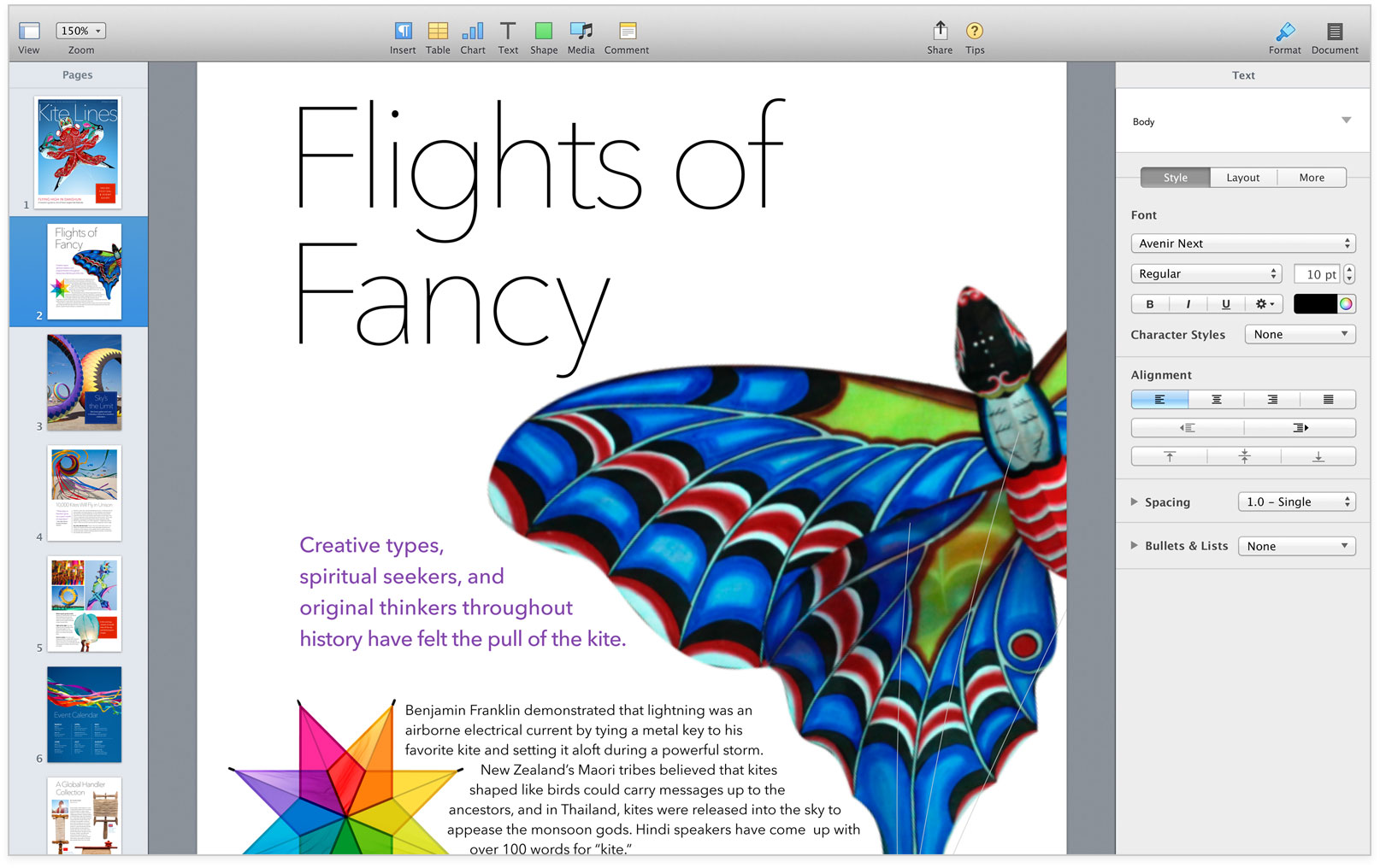 pages software for mac