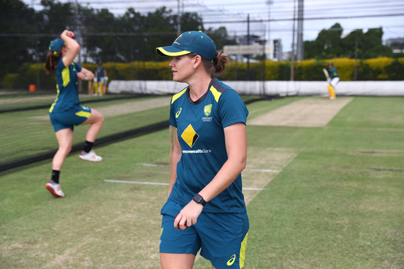 Australian Women’s Cricket Team Player on-field.
