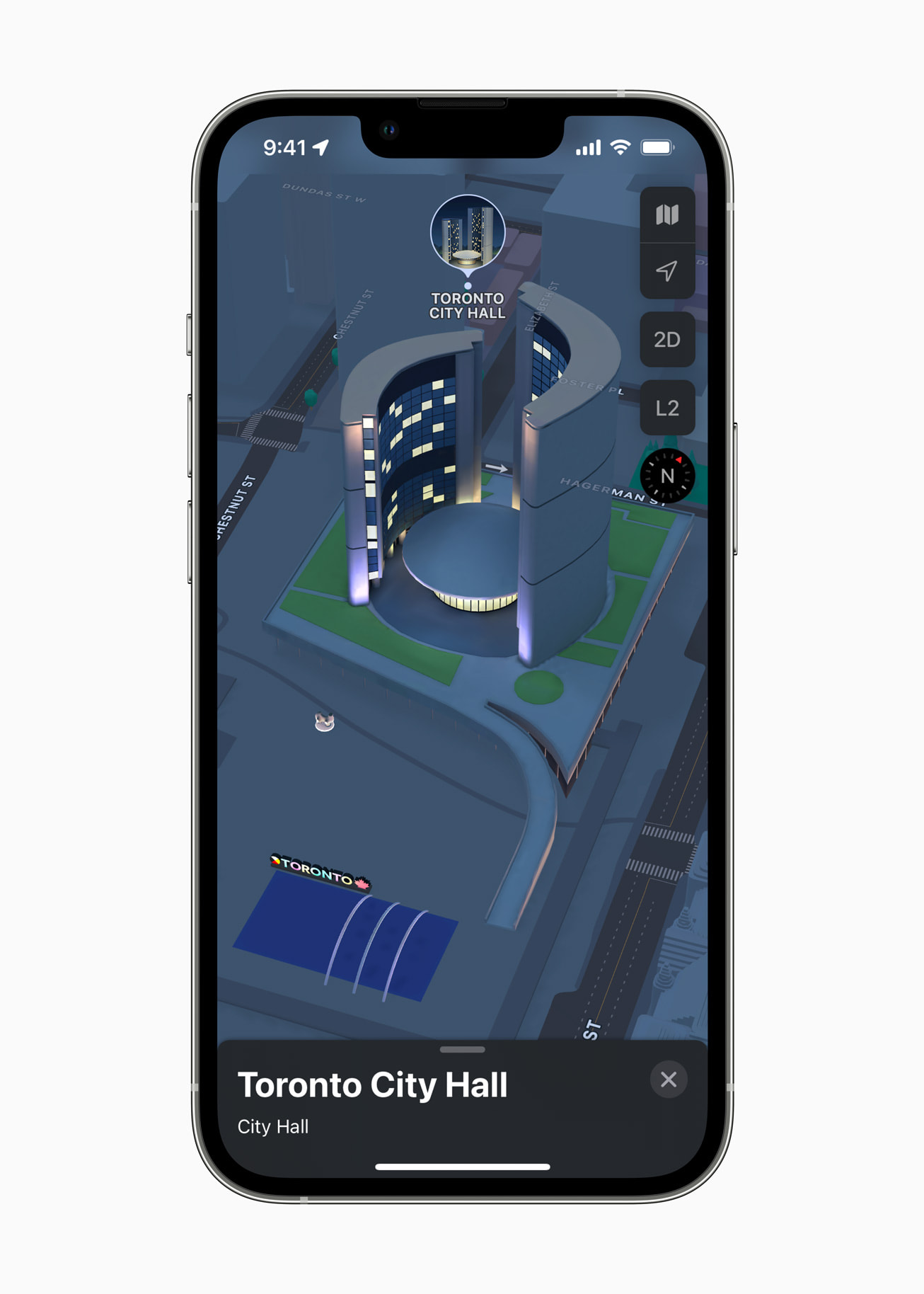 Apple Maps Delivers New Beautifully Detailed Experiences To Explore   Apple Maps Update 2022 CA Explore Toronto Night Carousel .large 2x 