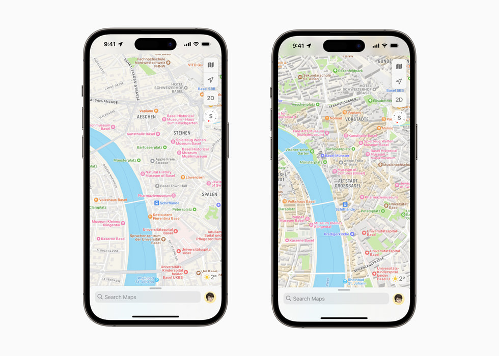 Apple Maps Update 2022 Switzerland Basel Before And After Big .large 