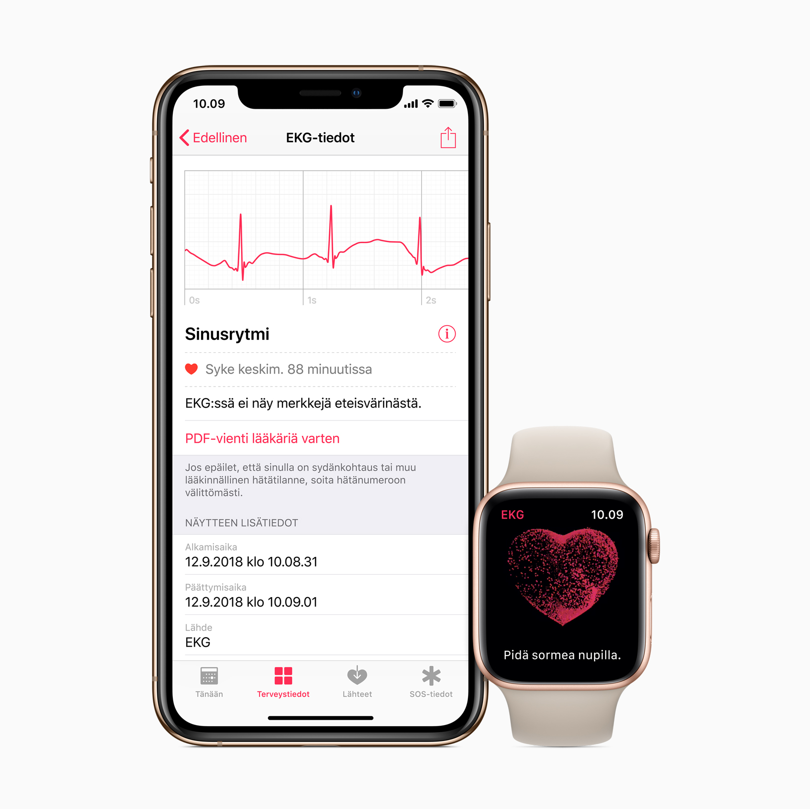 ECG app and irregular heart rhythm notification available today on