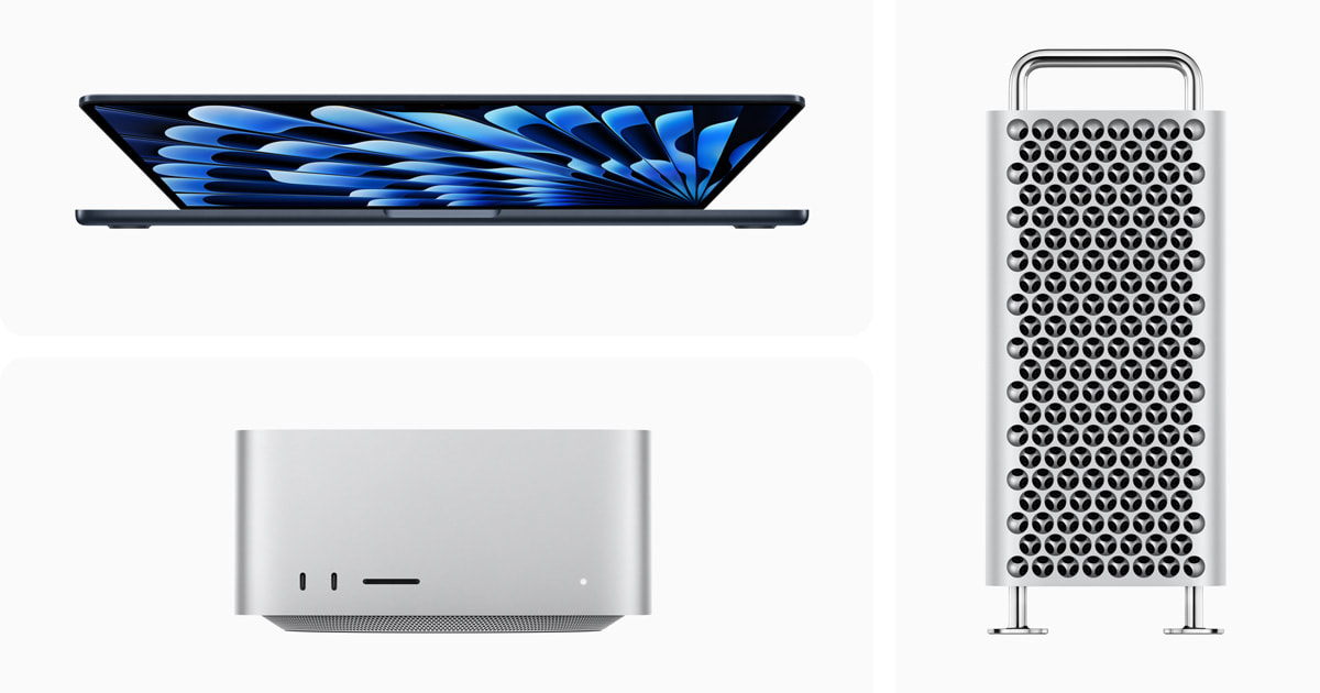 New 15-inch MacBook Air, are Mac available - today Mac Apple Pro Studio, and
