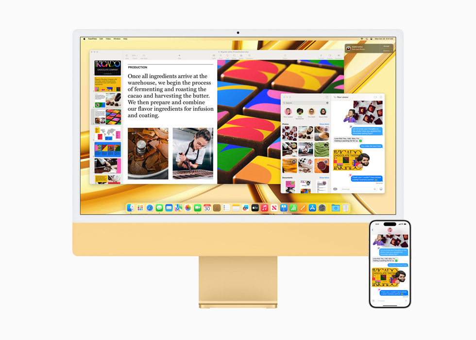 M3 chip-based iMac revealed during October 2023 Apple Event
