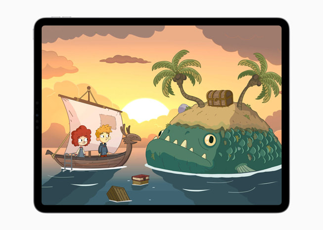Ukázka ze hry Lost in Play na iPadu Pro 