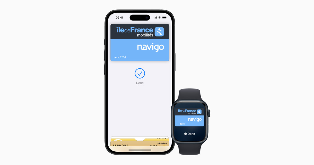 Image for article Apple and ledeFrance Mobilits introduce Navigo for iPhone and Apple Watch  Apple