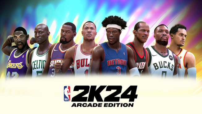 Een scène uit NBA 2K24 Arcade Edition van 2K Games.
