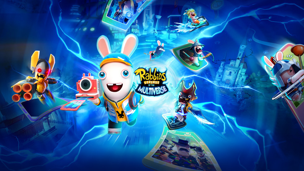 A still from Rabbids: Legends of the Multiverse by Ubisoft.