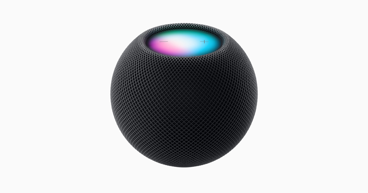 Apple introduces HomePod mini in midnight