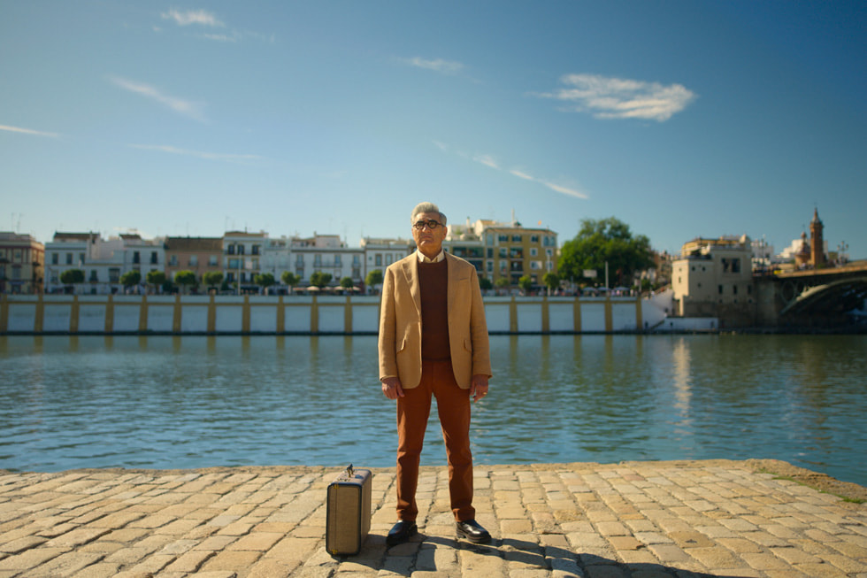 A still from Apple TV+ series “The Reluctant Traveler With Eugene Levy.”