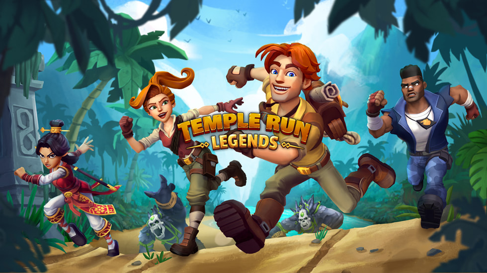 En stillbild från spelet Temple Run: Legends.