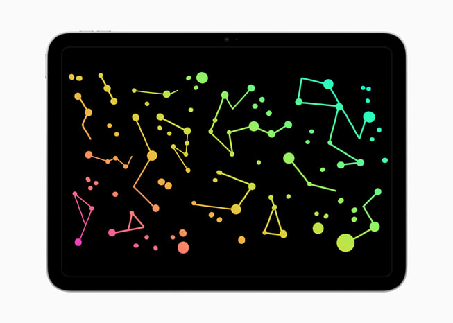 iPad shows the Creative Activity titled Drawing: Reveal a Constellation.