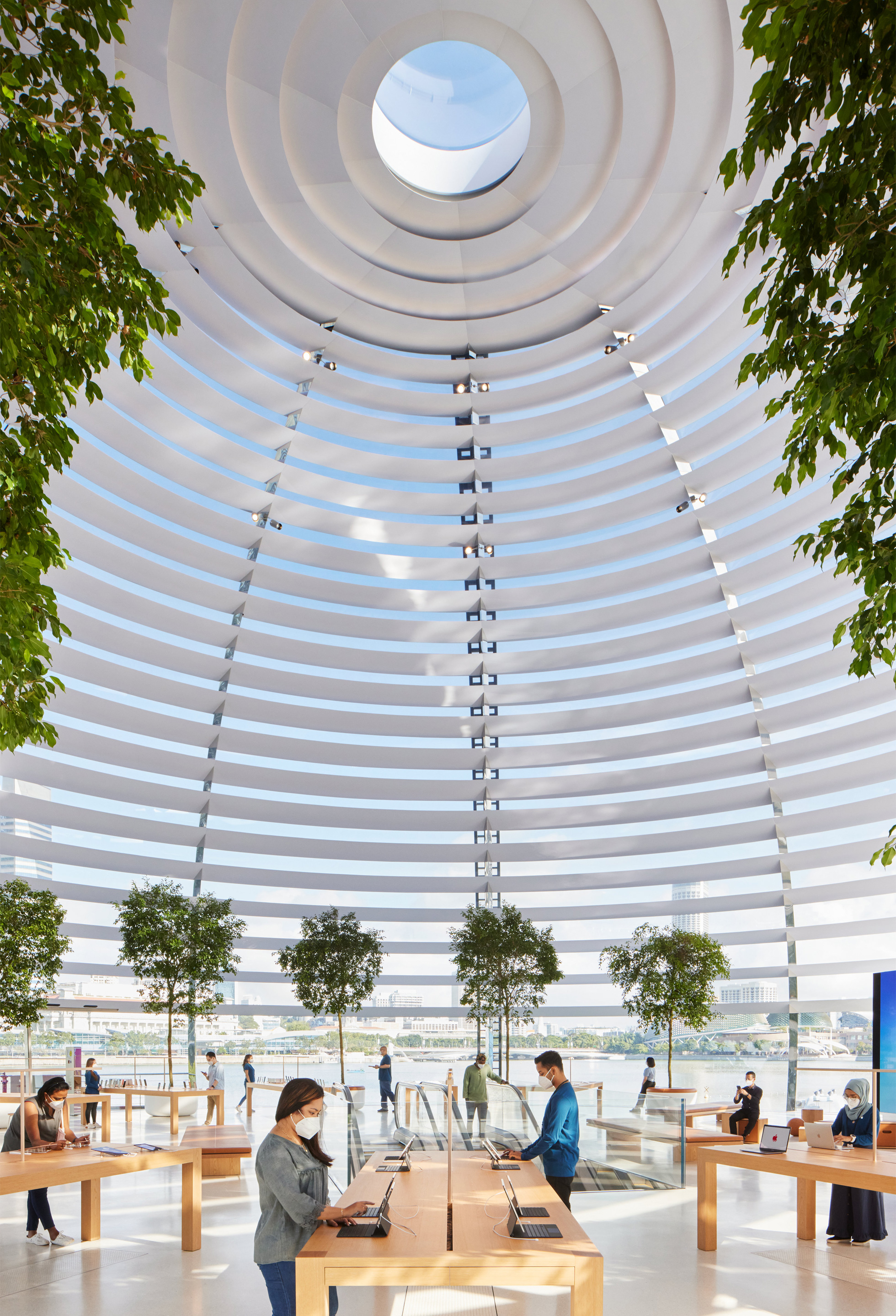 This Floating Orb Is Apple's Newest Store in Singapore