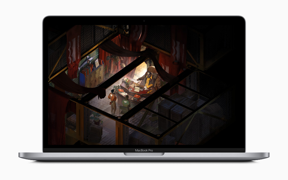 “Disco Elysium” gameplay on MacBook Pro. 