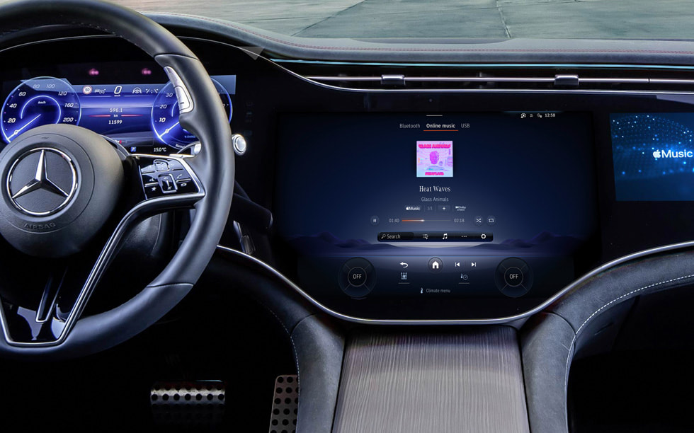 Apple Music et Mercedes-Benz offrent le son immersif de l'Audio Spatial aux  automobilistes du monde entier - Apple (FR)