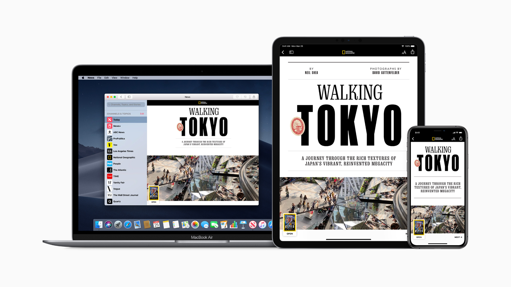 Apple launches Apple News+, an immersive magazine and news reading