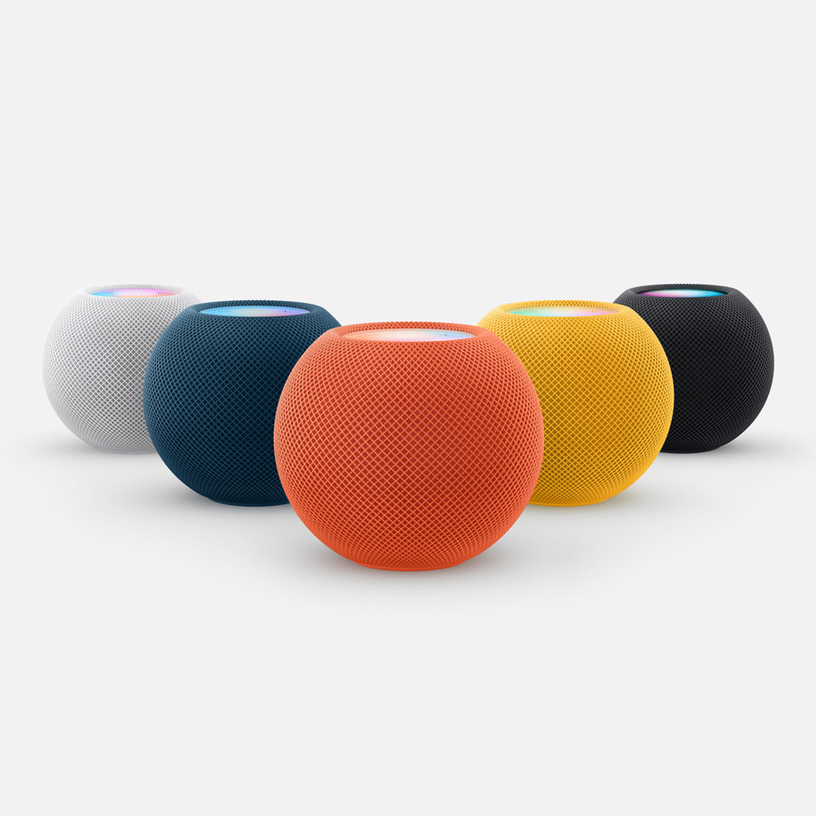 Apple introduces HomePod mini in new bold and expressive colours