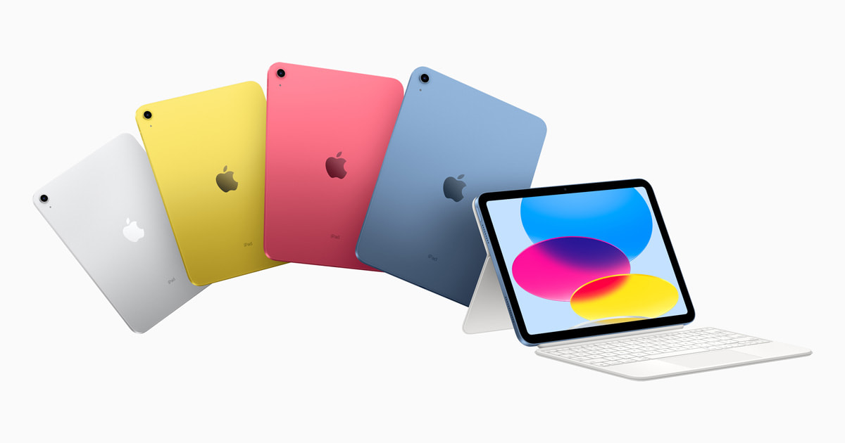 Apple unveils completely redesigned iPad in four vibrant colors ...
