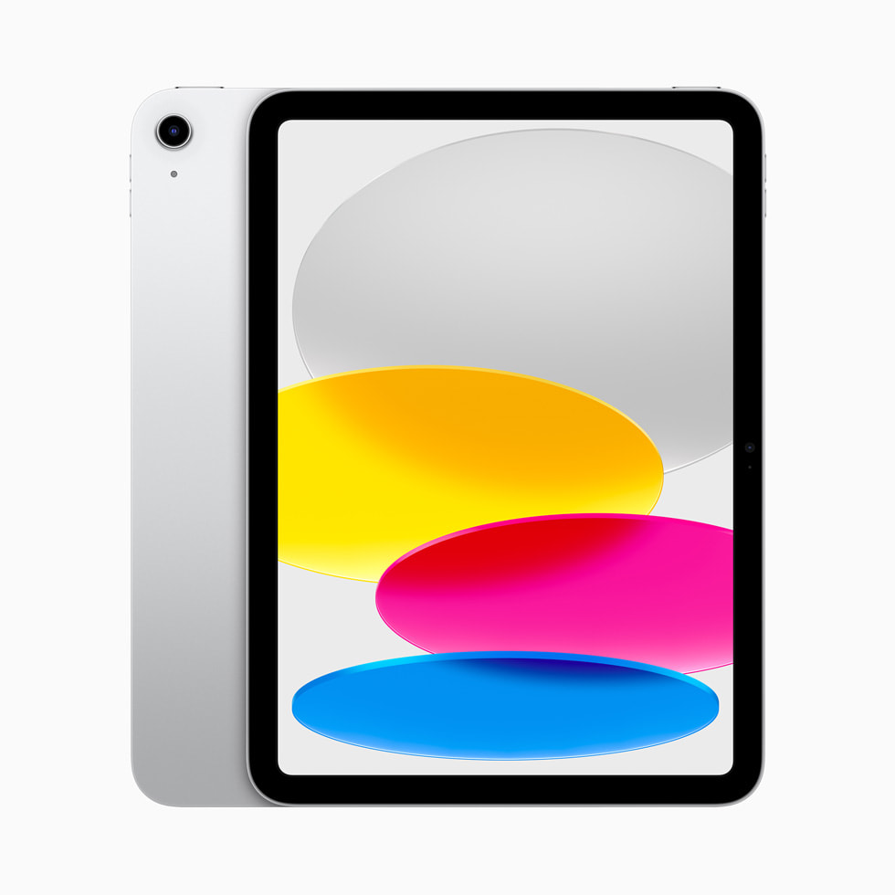 Yeni gümüş rengi iPad.