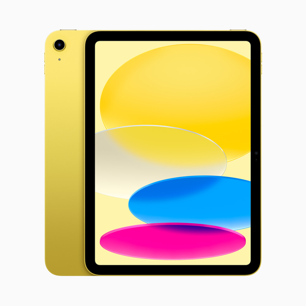 全新黃色 iPad。