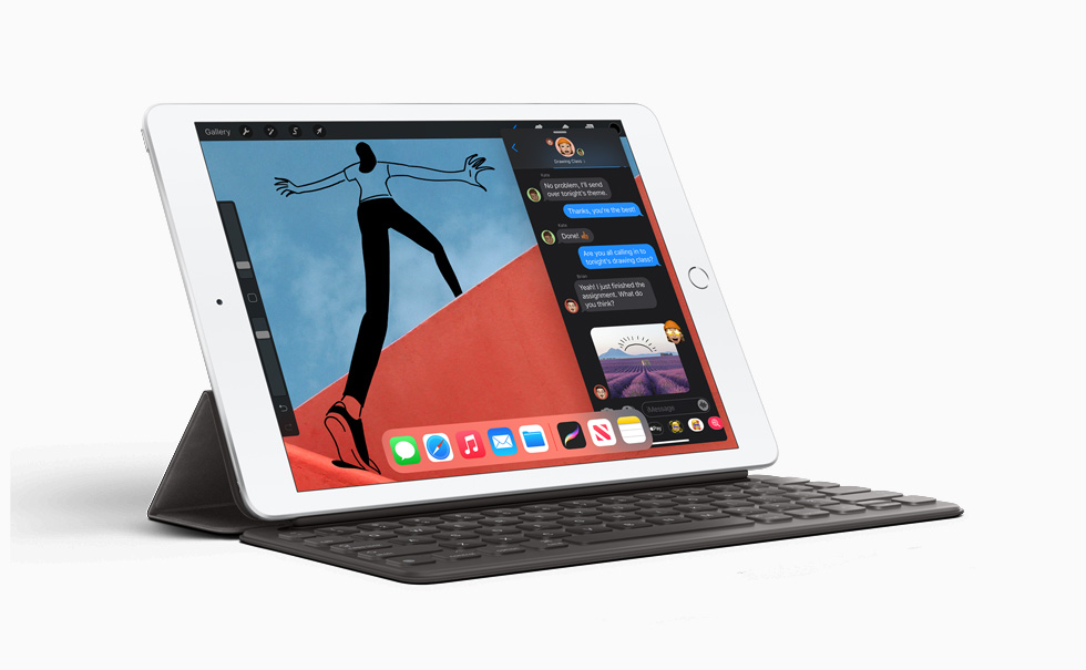 iPad (8. Generation) mit Smart Keyboard