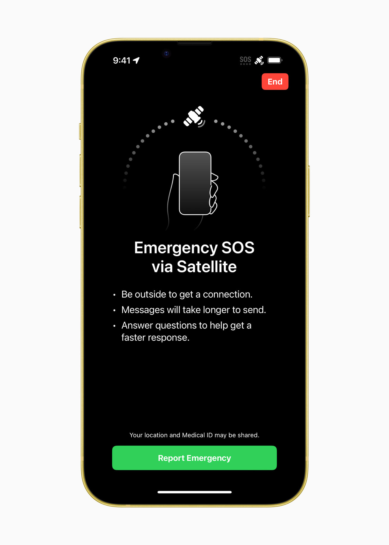 Satélite de emergencia SOS