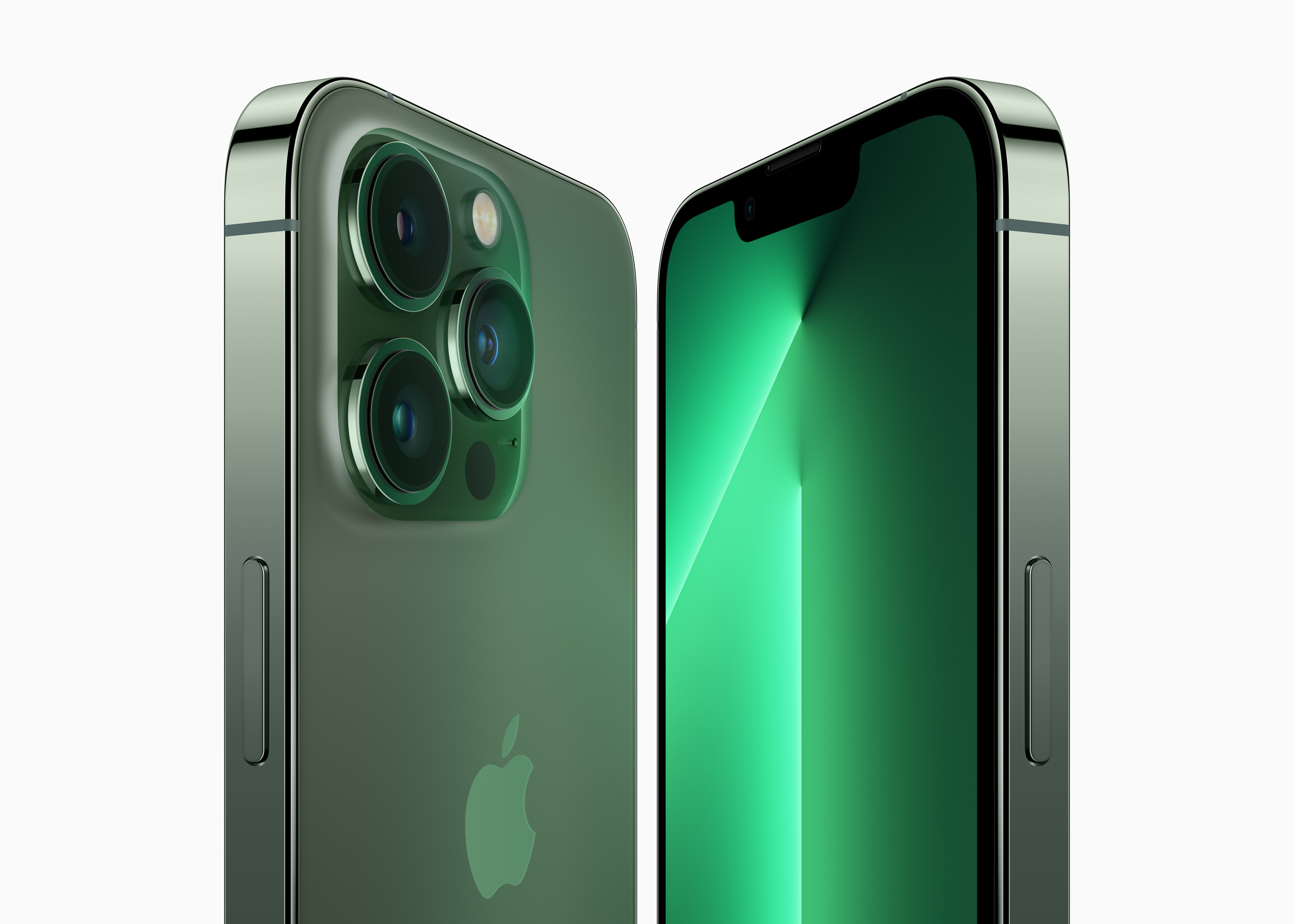 Apple stellt wunderschöne neue grüne Finishes für die iPhone 13