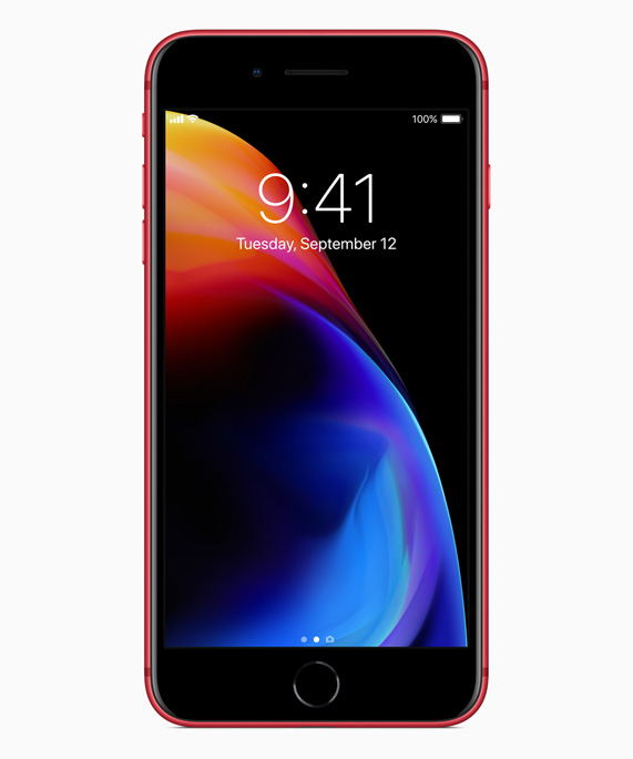 Apple、iPhone 8 および iPhone 8 Plus (PRODUCT)RED Special Edition