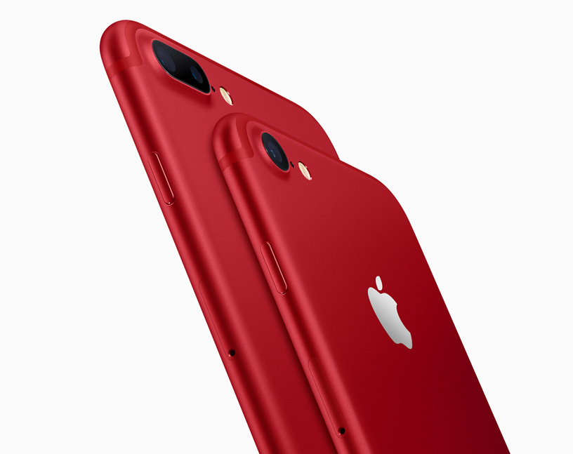 Apple introduces iPhone 7 and iPhone 7 Plus (PRODUCT)RED