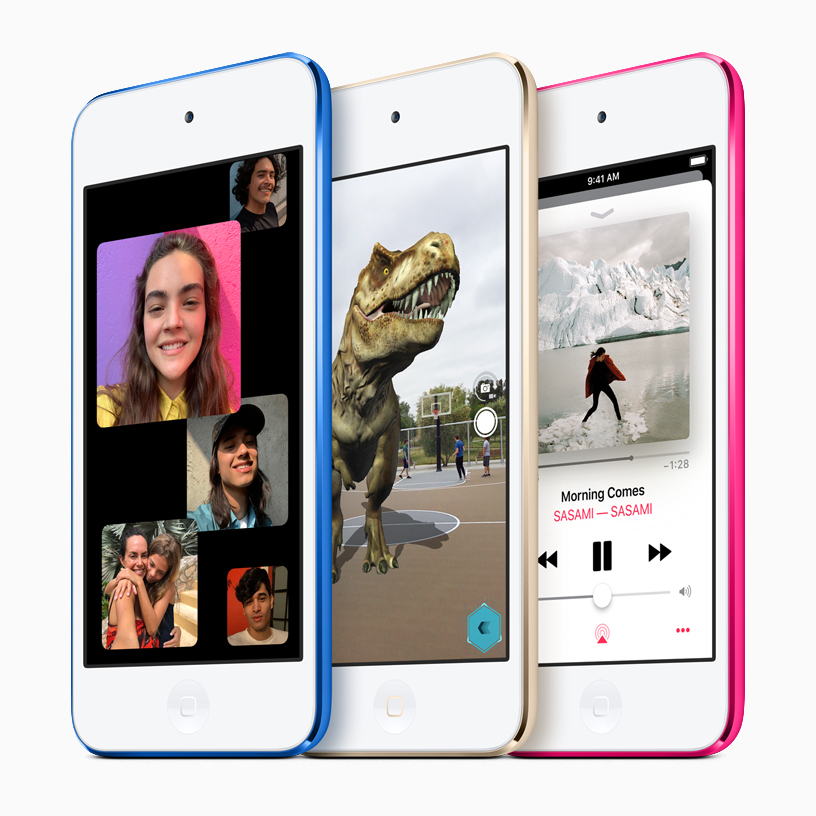 The new iPod touch family.