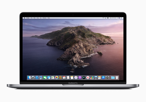 MacBook Pro med macOS Catalina.