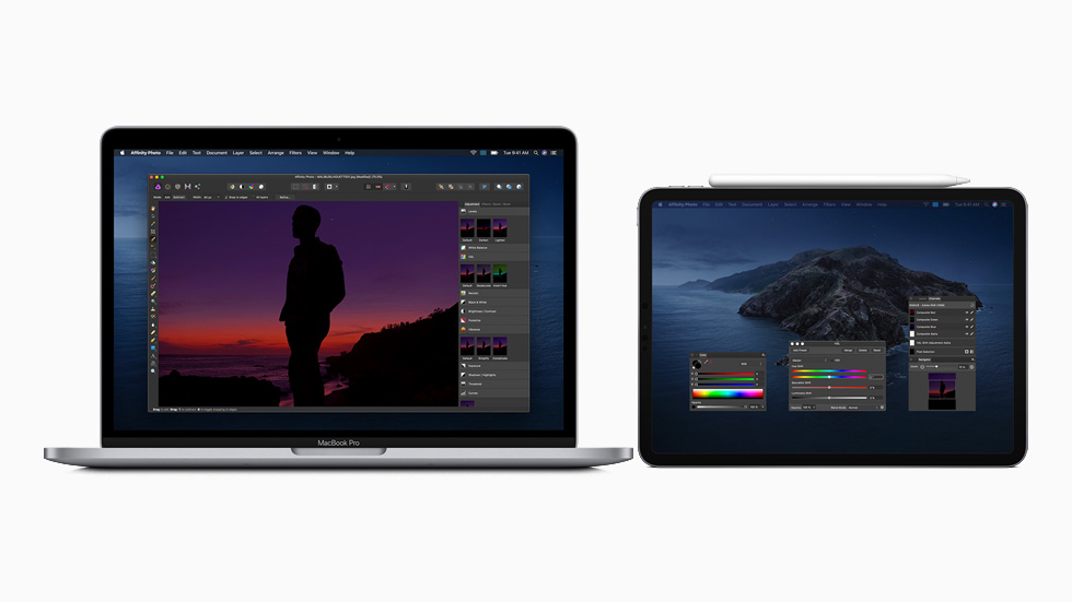 Le nouveau MacBook Pro, l’iPad Pro et l’Apple Pencil. 