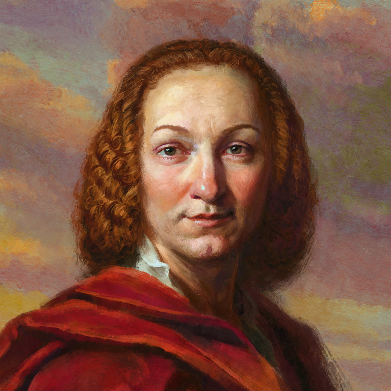Et portrett av Vivaldi spesielt bestilt for Apple Music Classical