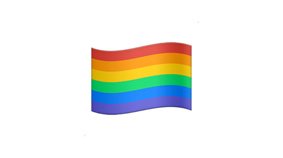 apple gay flag emoji copy