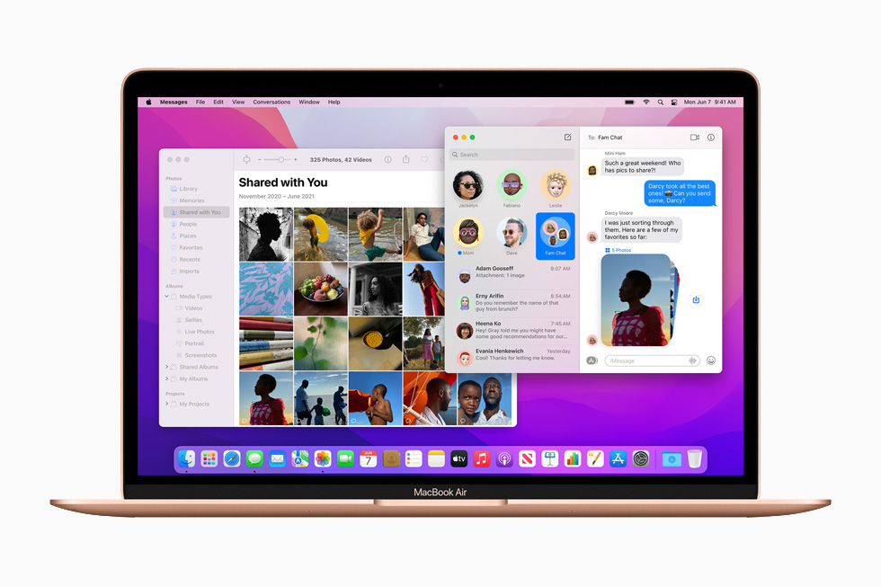最新 macOS Monterey i5 Apple MacBook Airスマホ/家電/カメラ