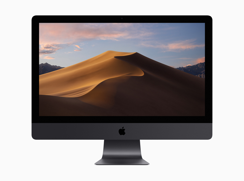 Capture d’écran d’un Mac de bureau avec le nouveau macOS