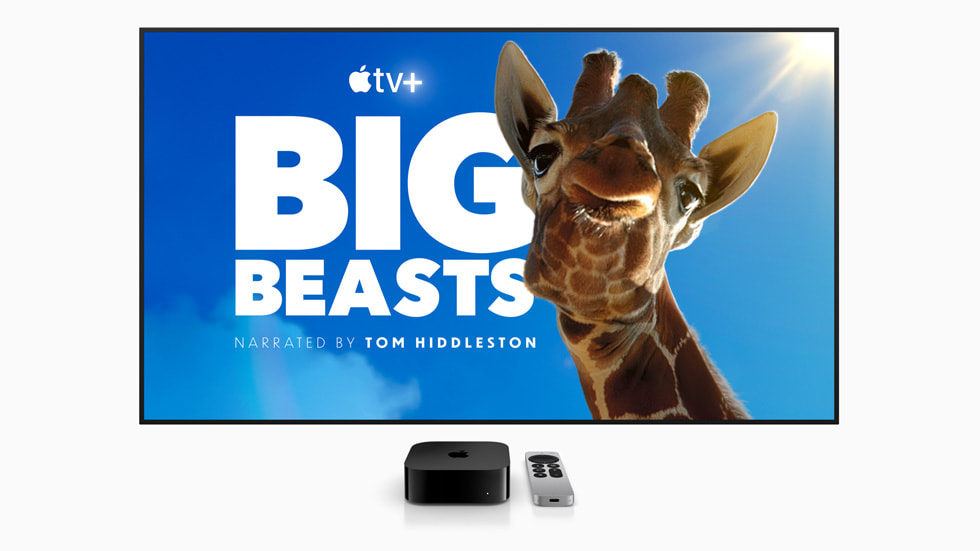 Die Apple Original Serie Giganten des Tierreichs auf Apple TV.
