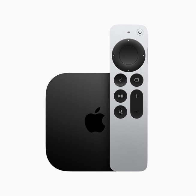 Apple TV 4K 및 Siri Remote.