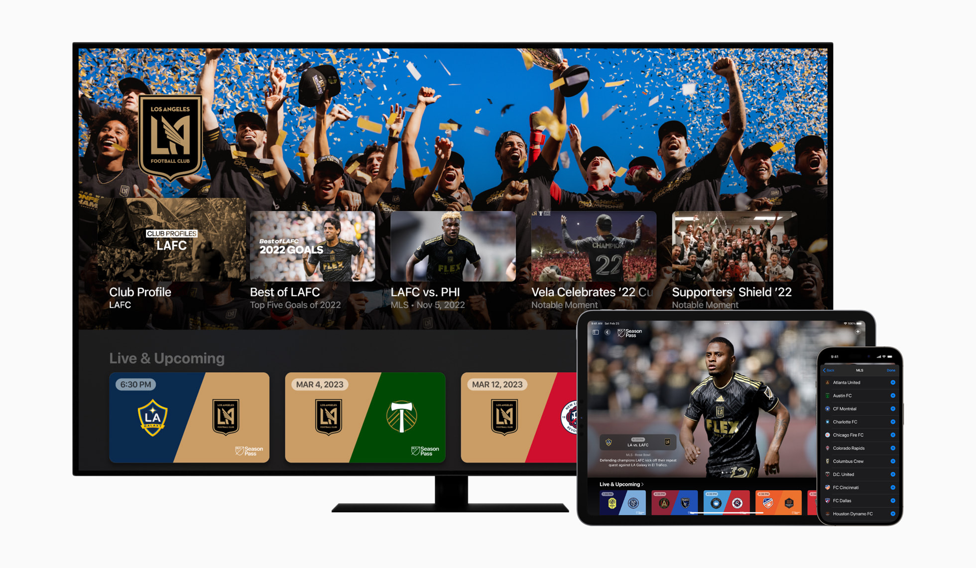 MLS Season Pass está disponible en todo el mundo en la app Apple TV